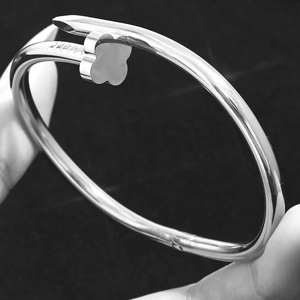 18K Gold Stainless Steel Bracelet with Crystal Accents - Image 15