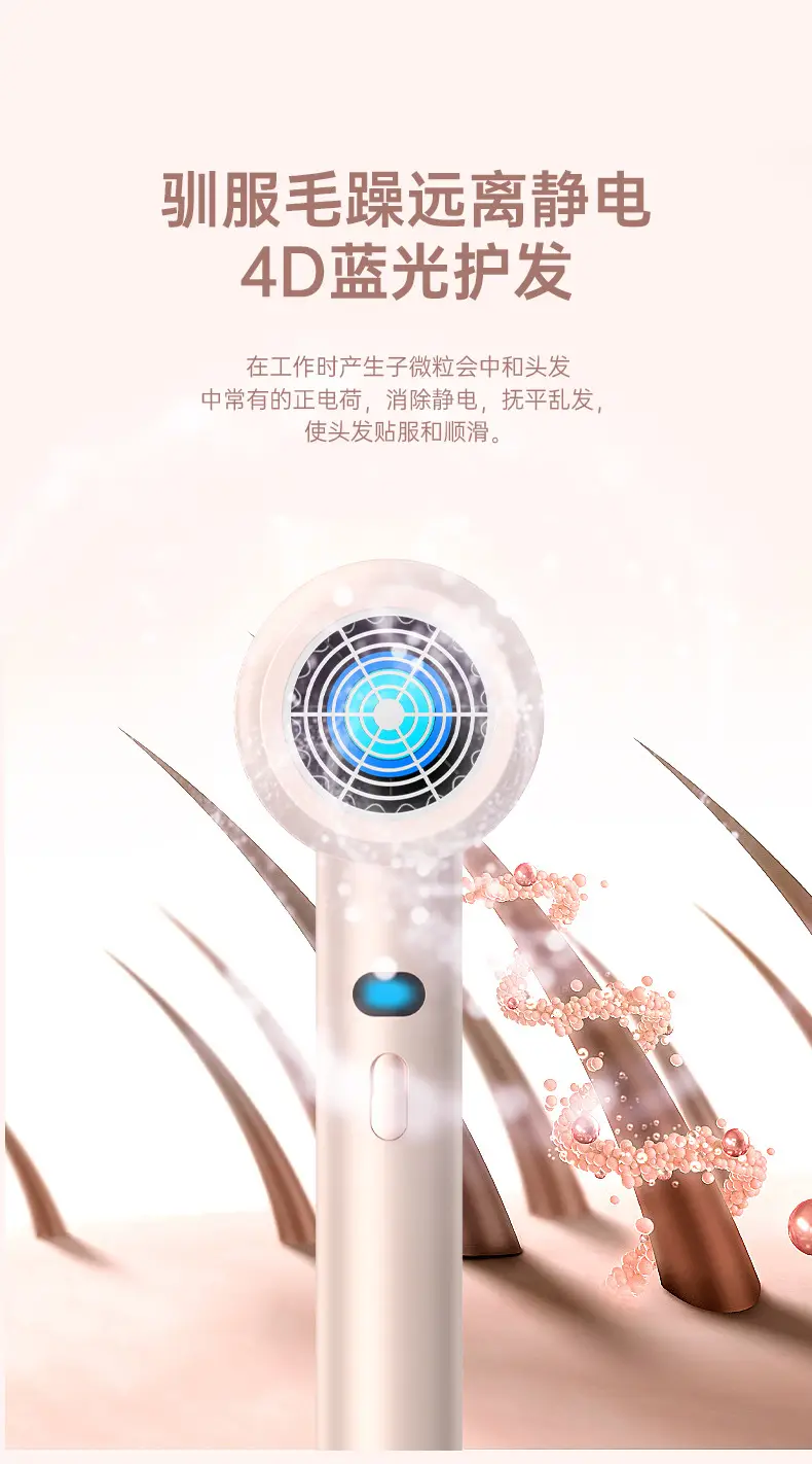 Cross-Border Negative Ion Hair Dryer High Power Salon Portable Brushless High Speed Constant Temp — feature 13