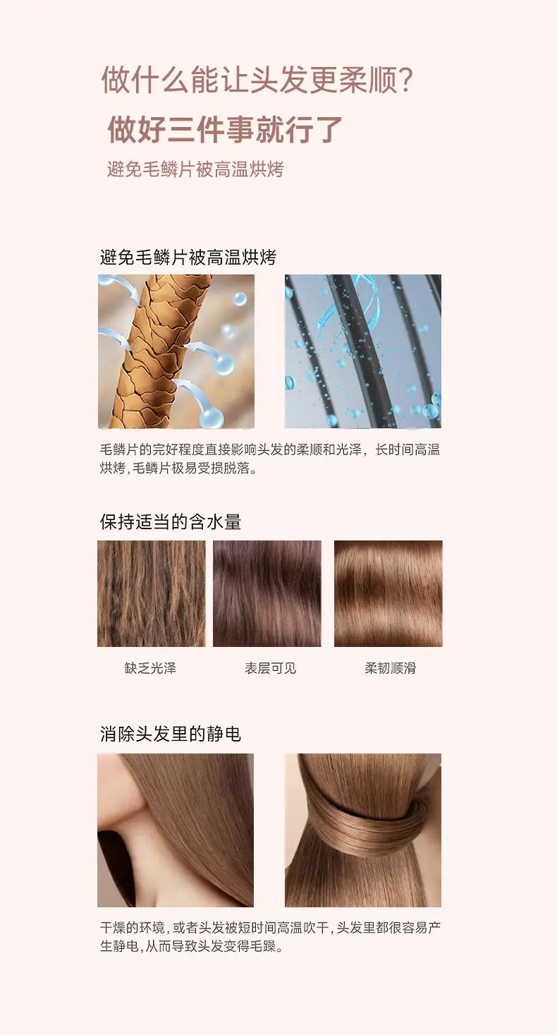 Cross-Border Negative Ion Hair Dryer High Power Salon Portable Brushless High Speed Constant Temp — feature 18