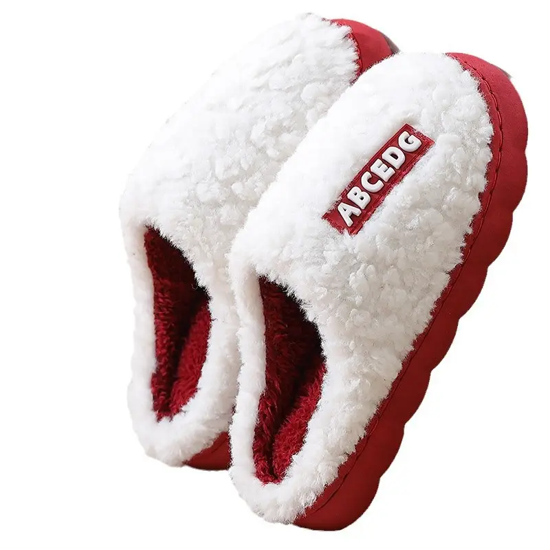 Cotton Slippers Women's Thick Bottom Non-slip Home Warm Moon Cotton Slippers for Men and Women Couple's Home Floor Cotton Slippers for Winter - Image 20