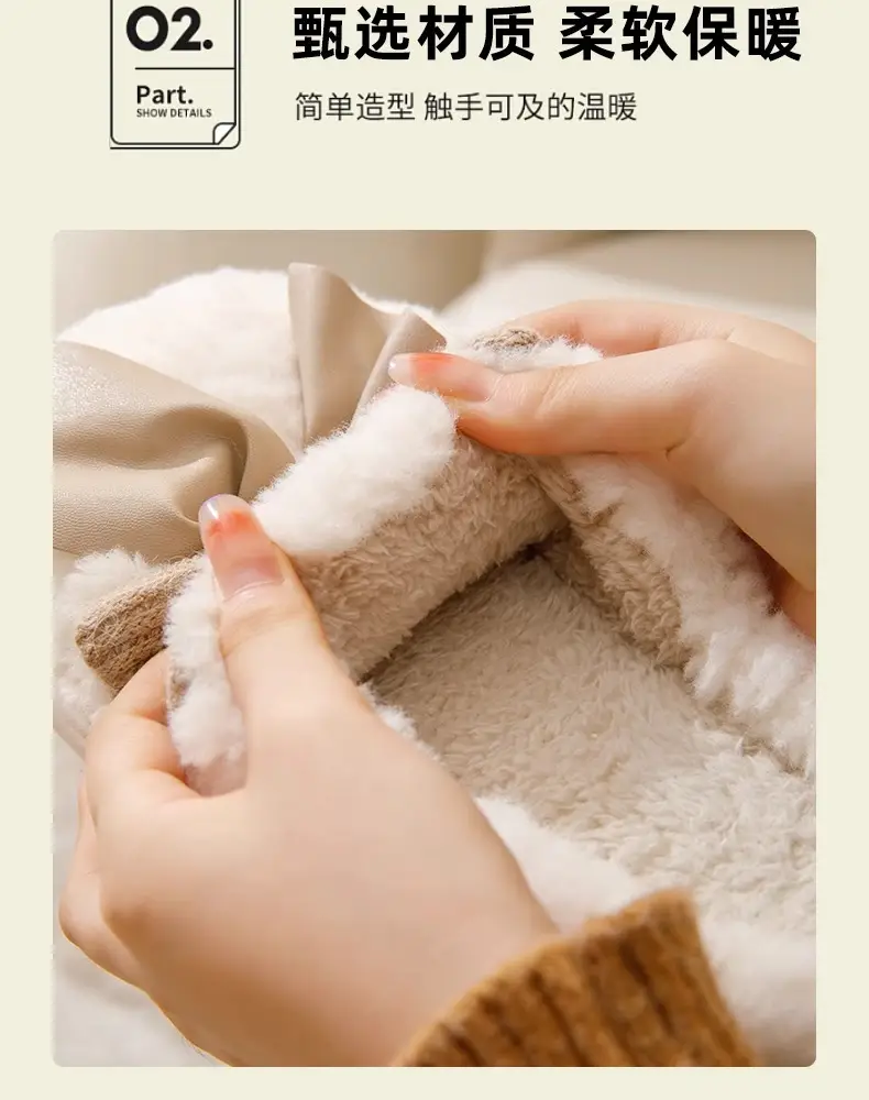 Bowknot Cotton Slippers 2025 New Cotton Shoes for Women Home Autumn and Winter Indoor Warm Maternity Cotton Slippers Winter — feature 8