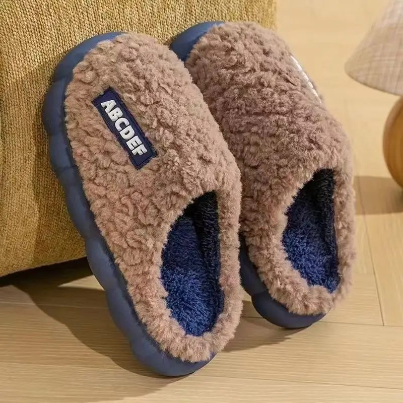 Bowknot Cotton Slippers 2025 New Cotton Shoes for Women Home Autumn and Winter Indoor Warm Maternity Cotton Slippers Winter - Image 13