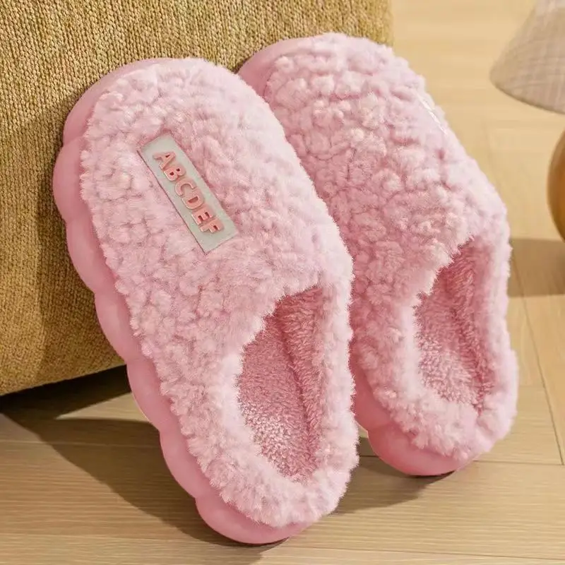 Bowknot Cotton Slippers 2025 New Cotton Shoes for Women Home Autumn and Winter Indoor Warm Maternity Cotton Slippers Winter - Image 9
