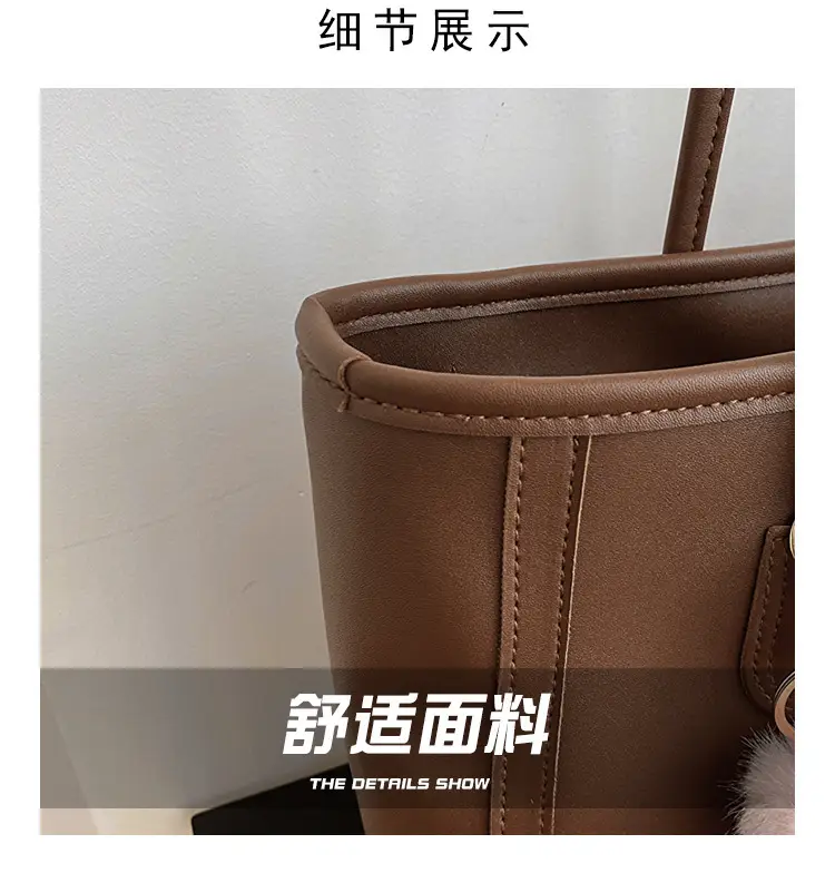 Korean Style Textured Shoulder Bag Beige 2023 — feature 8