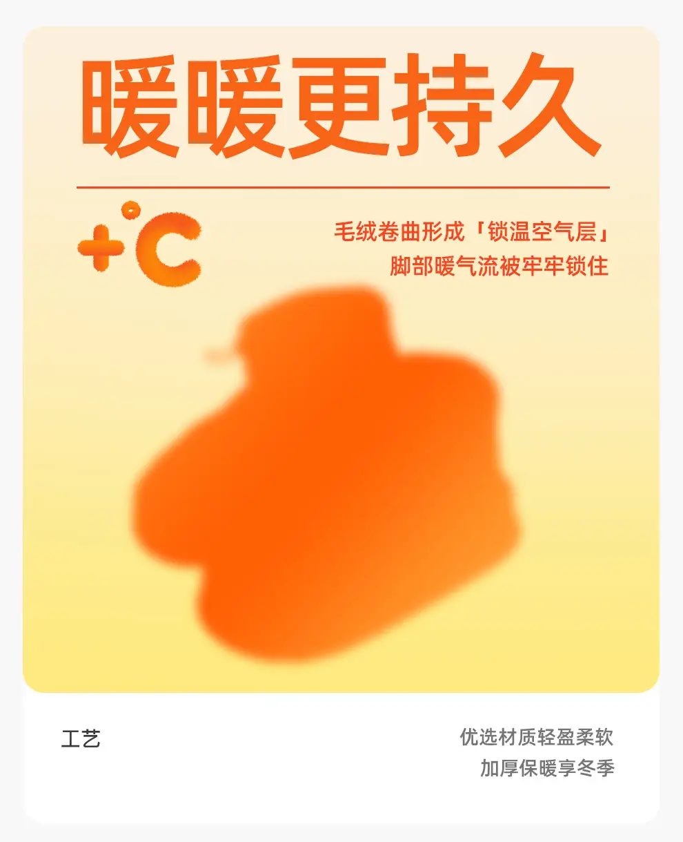 Women Winter Plush Warm Cotton Slippers Cream — feature 11