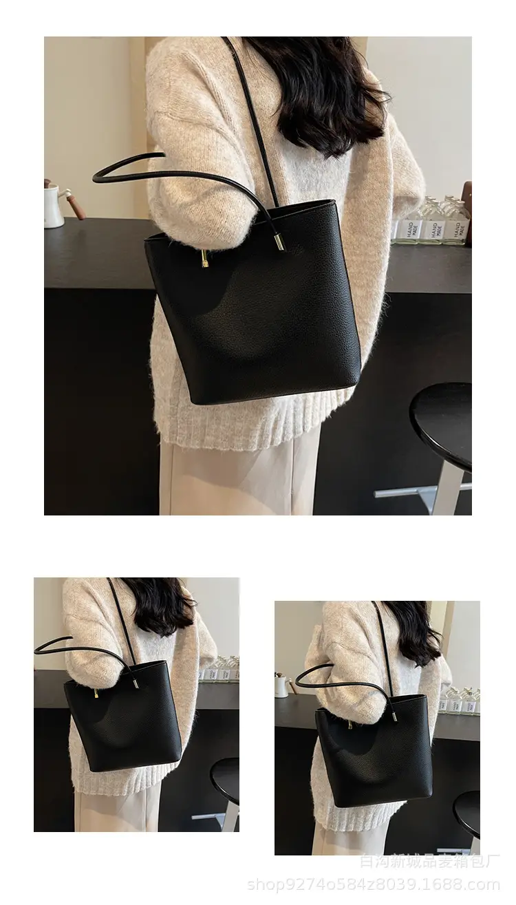 Women's Tan Crossbody Tote Bag with Gold Handles — feature 10