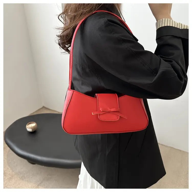 Korean Style Bow Bag for Girls Brown Shoulder Commuter — feature 11