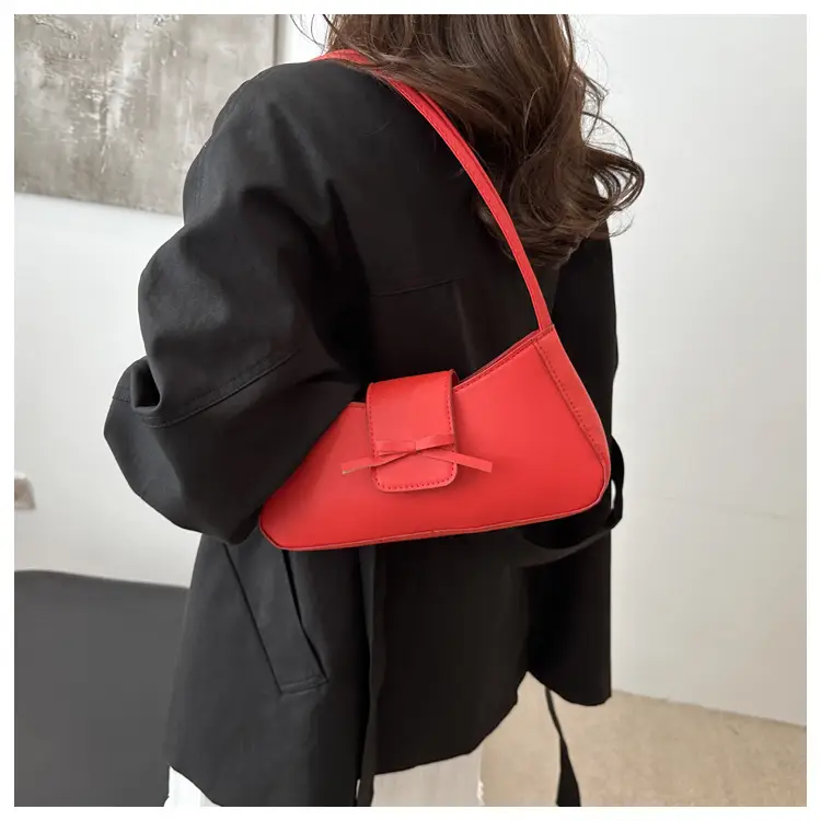 Korean Style Bow Bag for Girls Brown Shoulder Commuter — feature 12