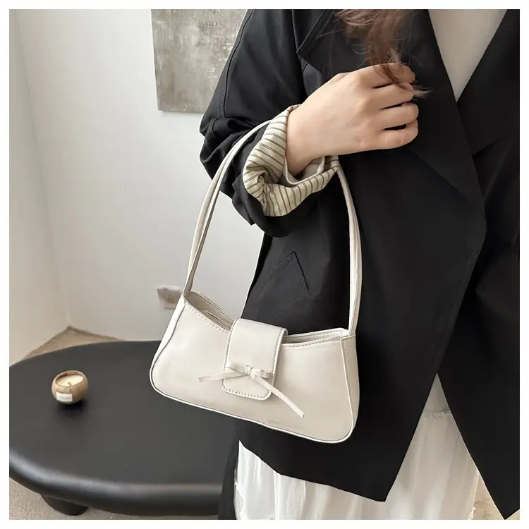 Korean Style Bow Bag for Girls Brown Shoulder Commuter — feature 13