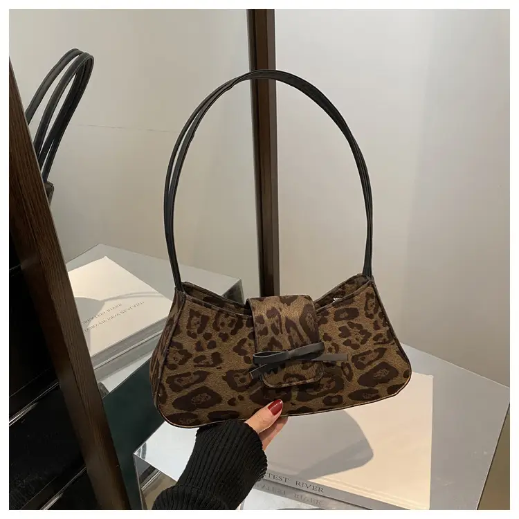 Korean Style Bow Bag for Girls Brown Shoulder Commuter — feature 24