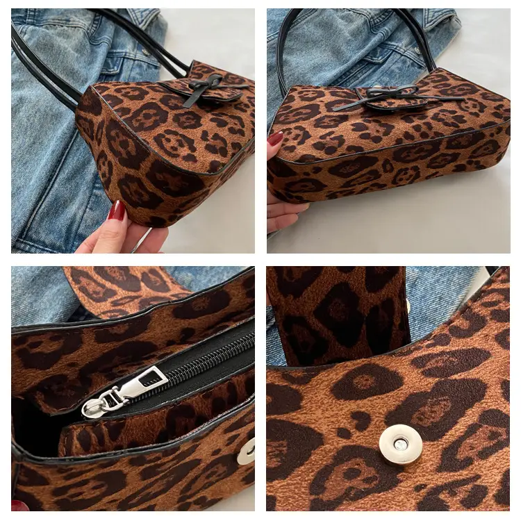 Korean Style Bow Bag for Girls Brown Shoulder Commuter — feature 8