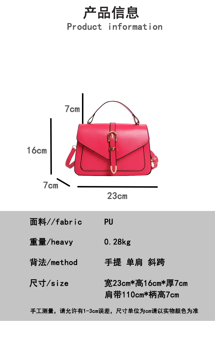 Women's Orange Crossbody Bag 2024 New Autumn Fashion — feature 3