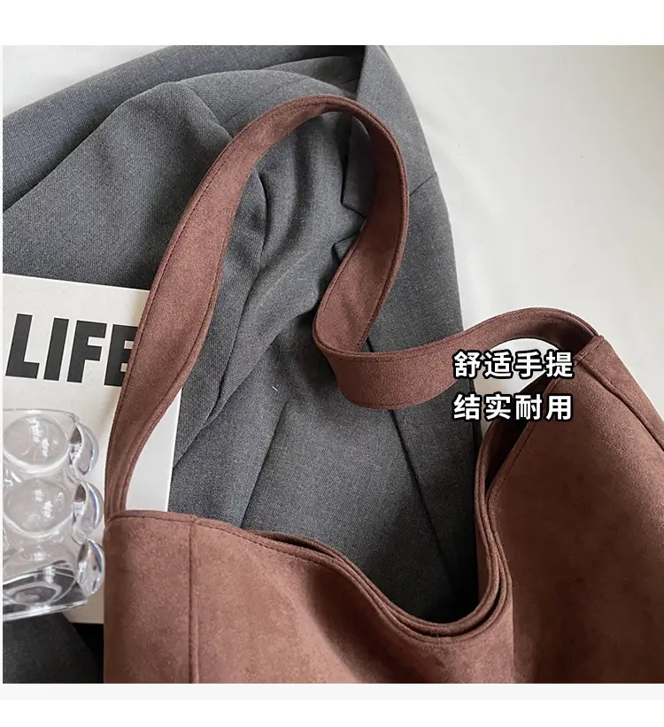 Black Large Capacity Commuter Tote Bag — feature 5