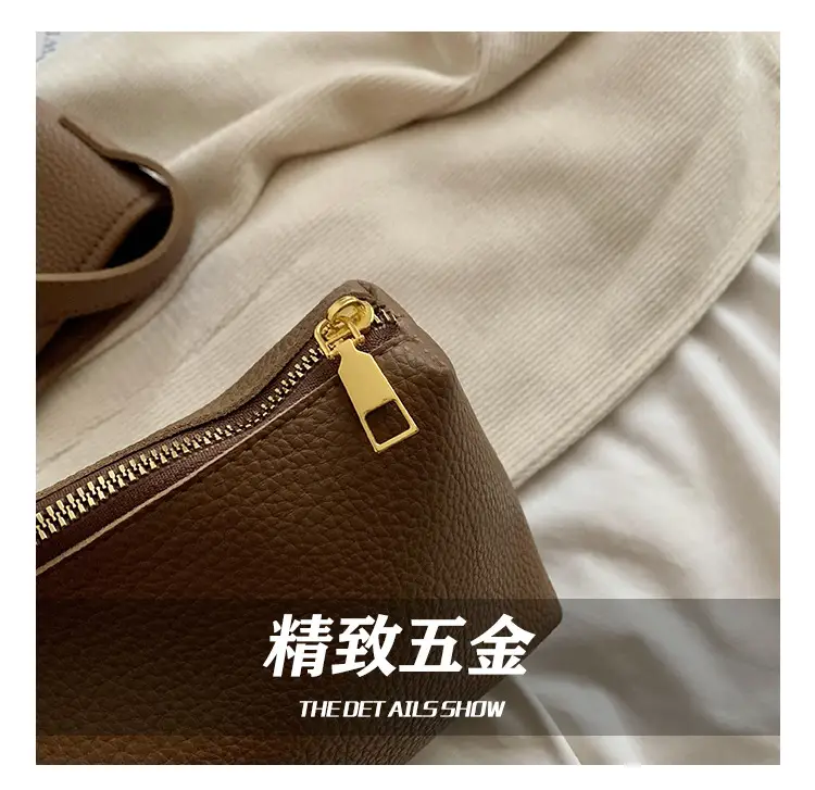 2025 Women's Soft Leather Bucket Bag Single Shoulder Crossbody Set — feature 11