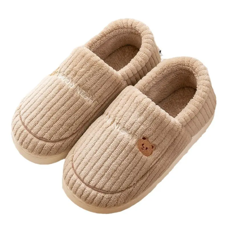 Thick-Soled Cotton Slippers, Non-Slip Winter Shoes, Indoor Slippers, Winter Warm Cotton Shoes, Plush Cotton Slippers, Home Slippers Wholesale - Image 10
