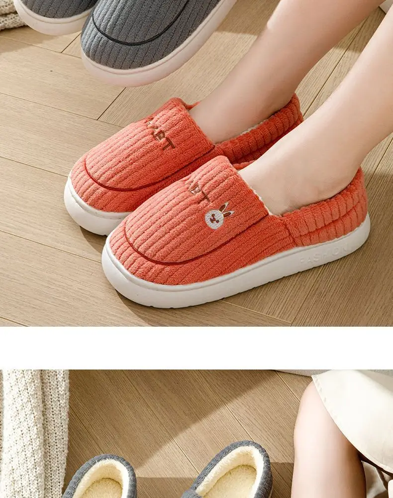 Thick-Soled Cotton Slippers, Non-Slip Winter Shoes, Indoor Slippers, Winter Warm Cotton Shoes, Plush Cotton Slippers, Home Slippers Wholesale — feature 10