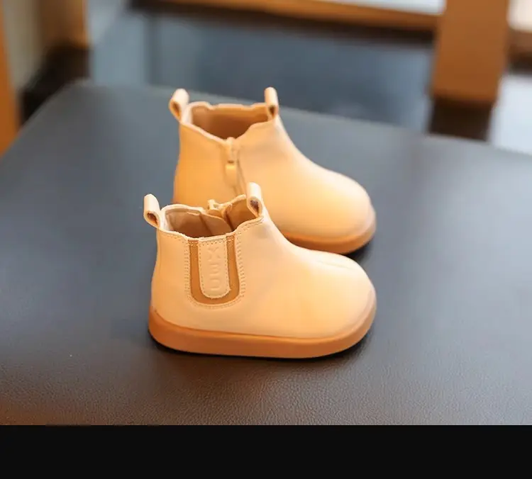 Girls' Leather Ankle Boots Soft Bottom Autumn Winter — feature 10