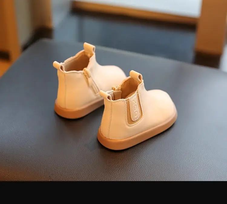 Girls' Leather Ankle Boots Soft Bottom Autumn Winter — feature 11