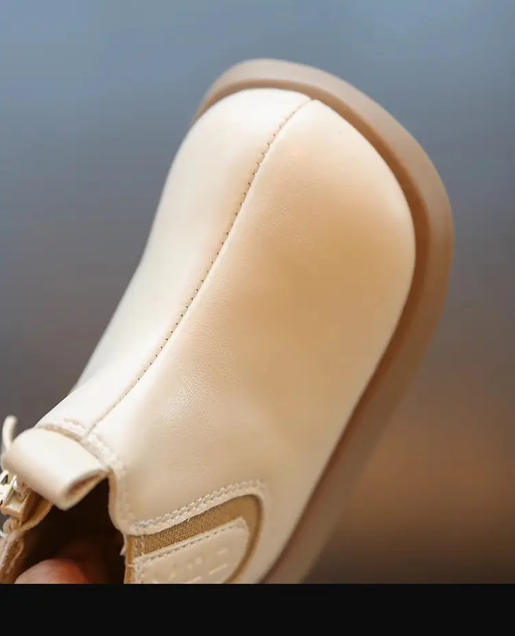 Girls' Leather Ankle Boots Soft Bottom Autumn Winter — feature 13