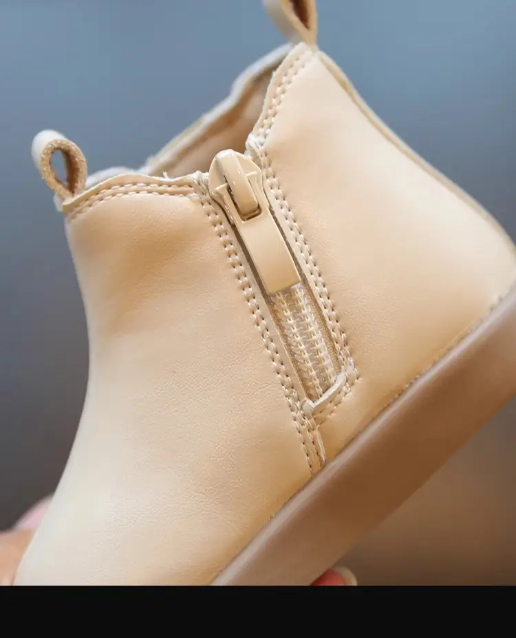 Girls' Leather Ankle Boots Soft Bottom Autumn Winter — feature 15