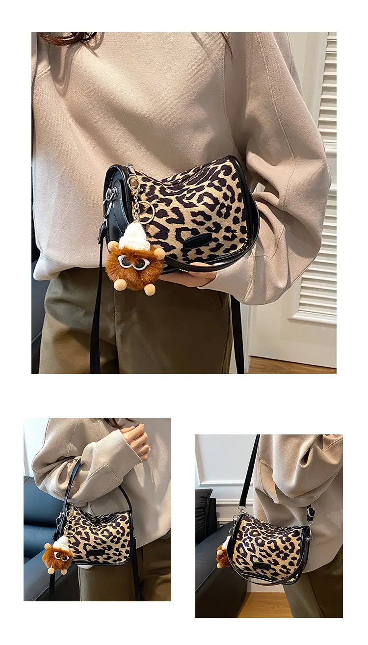 Crossbody Bag Women New High-end Retro Maillard Color — feature 10