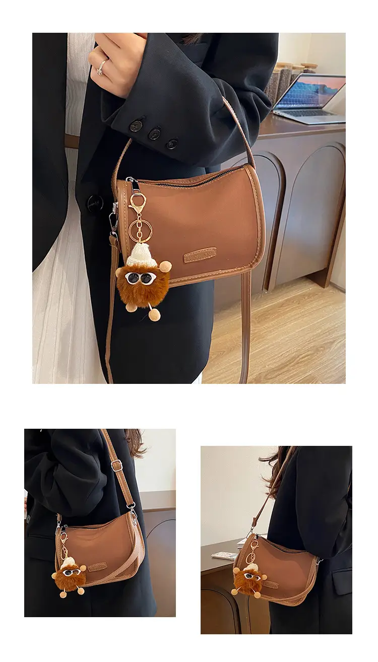 Crossbody Bag Women New High-end Retro Maillard Color — feature 12