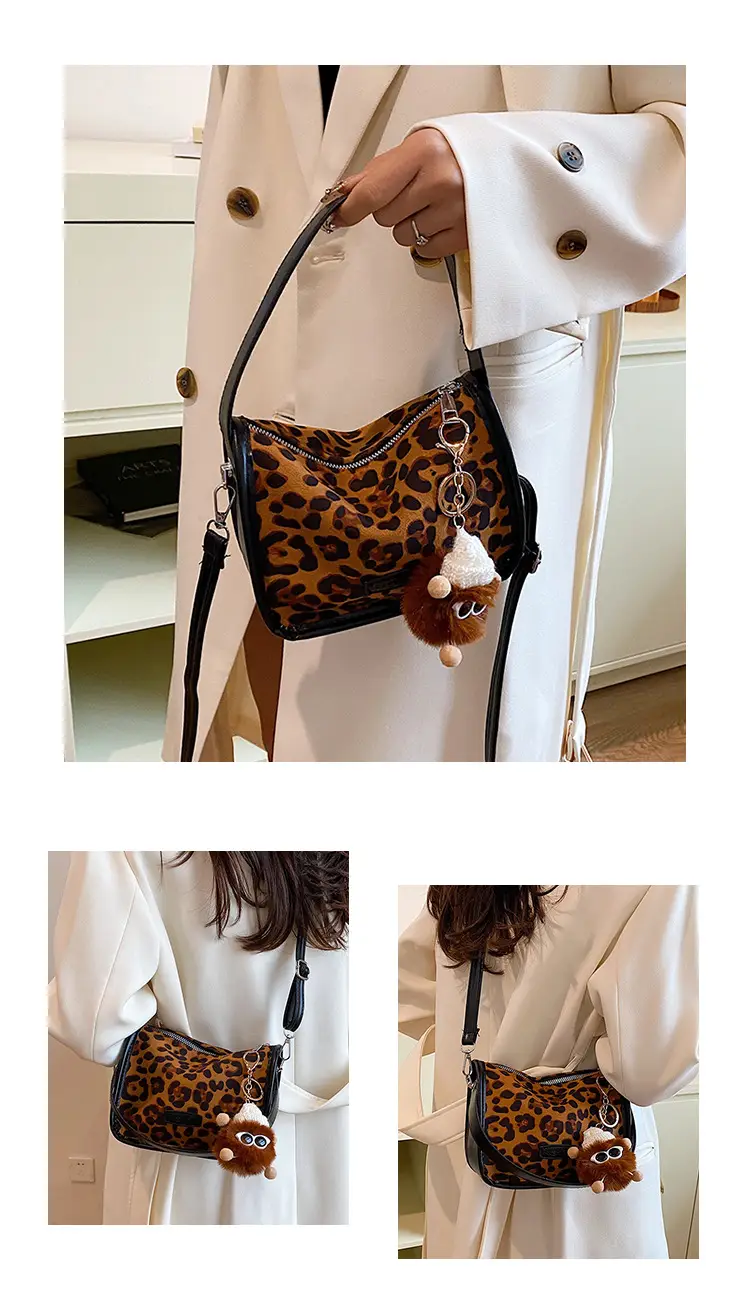 Crossbody Bag Women New High-end Retro Maillard Color — feature 13