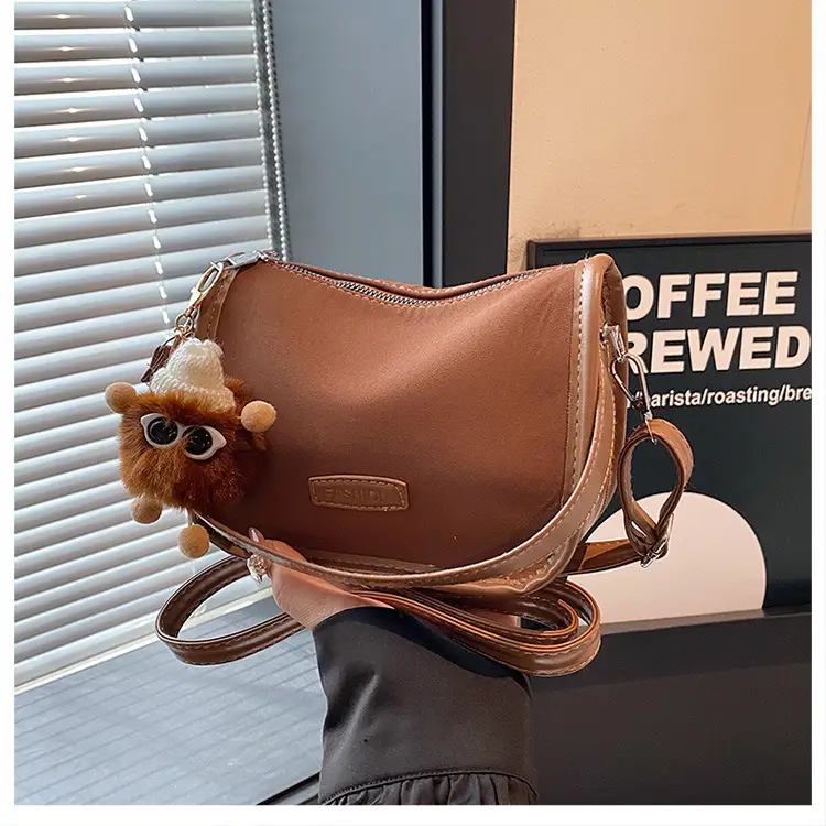 Crossbody Bag Women New High-end Retro Maillard Color — feature 17