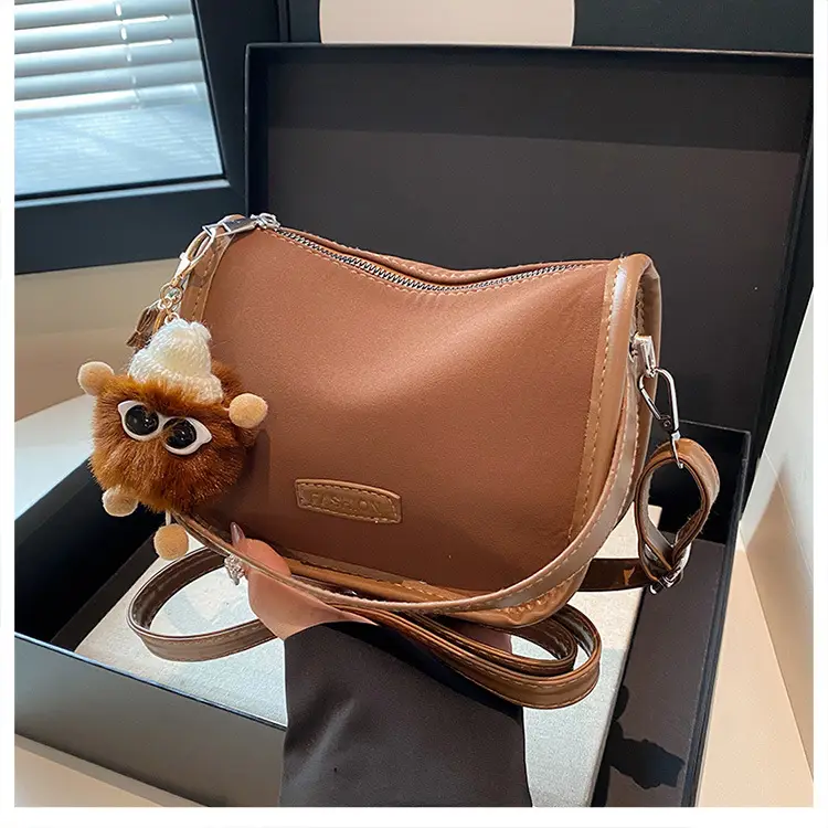 Crossbody Bag Women New High-end Retro Maillard Color — feature 18