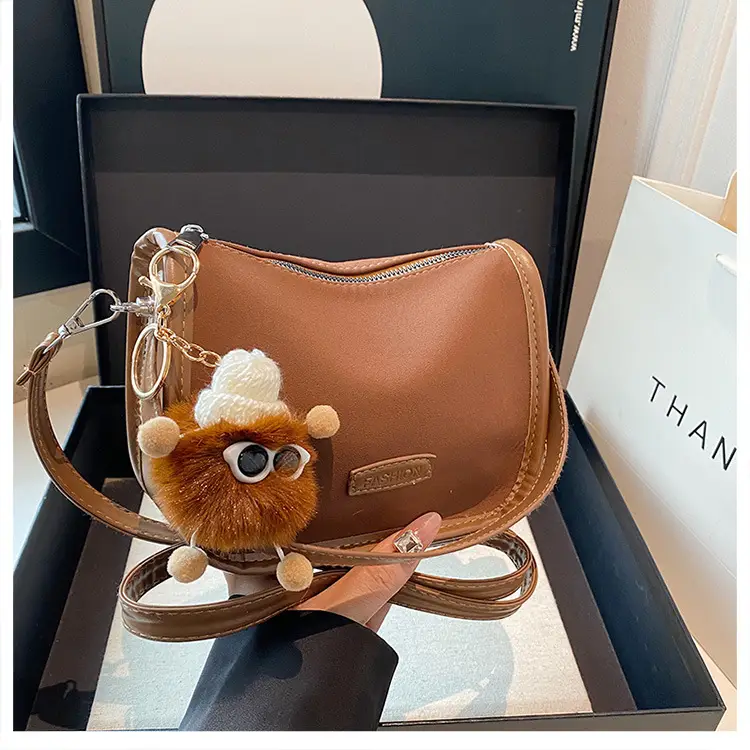 Crossbody Bag Women New High-end Retro Maillard Color — feature 19