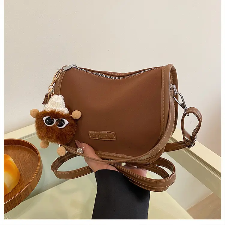 Crossbody Bag Women New High-end Retro Maillard Color — feature 20