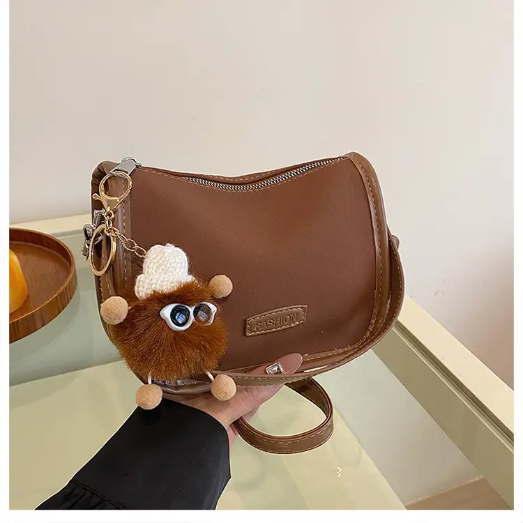 Crossbody Bag Women New High-end Retro Maillard Color — feature 21