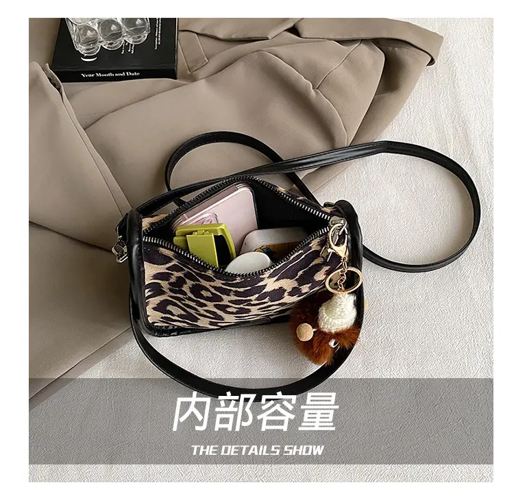 Crossbody Bag Women New High-end Retro Maillard Color — feature 4