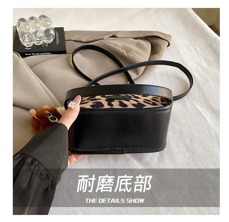 Crossbody Bag Women New High-end Retro Maillard Color — feature 6