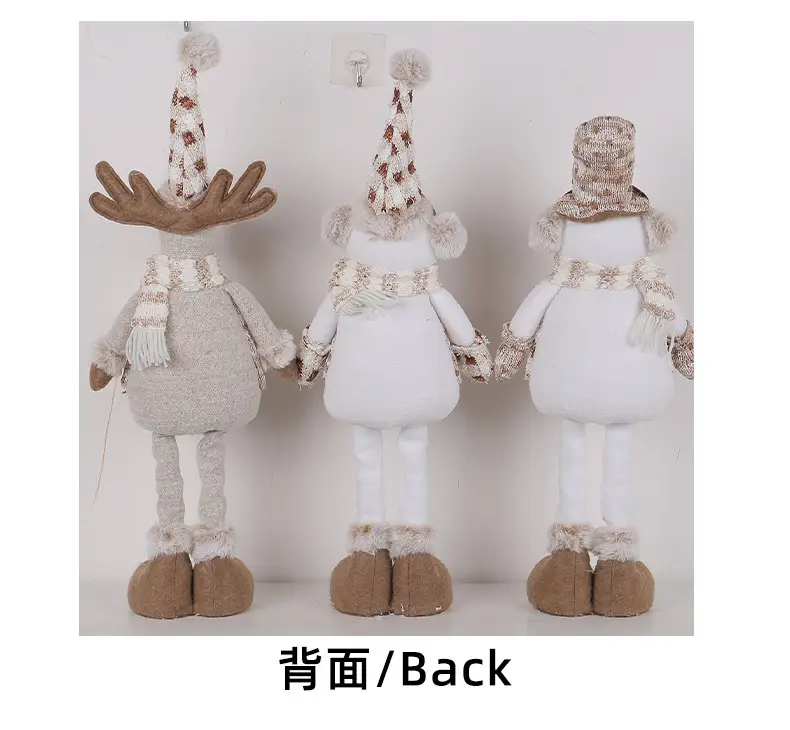 Cross-Border Christmas Snowmen Telescopic Dolls New Knitted — feature 11