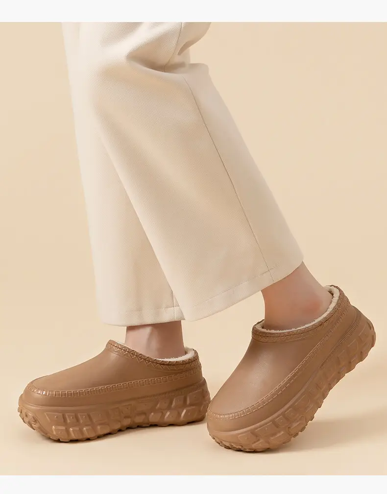 2025 Winter Fleece Lined Cotton Slippers for Women — feature 10