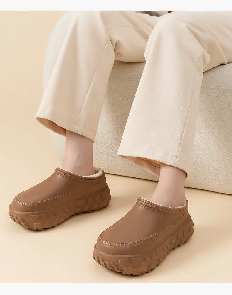 2025 Winter Fleece Lined Cotton Slippers for Women — feature 12