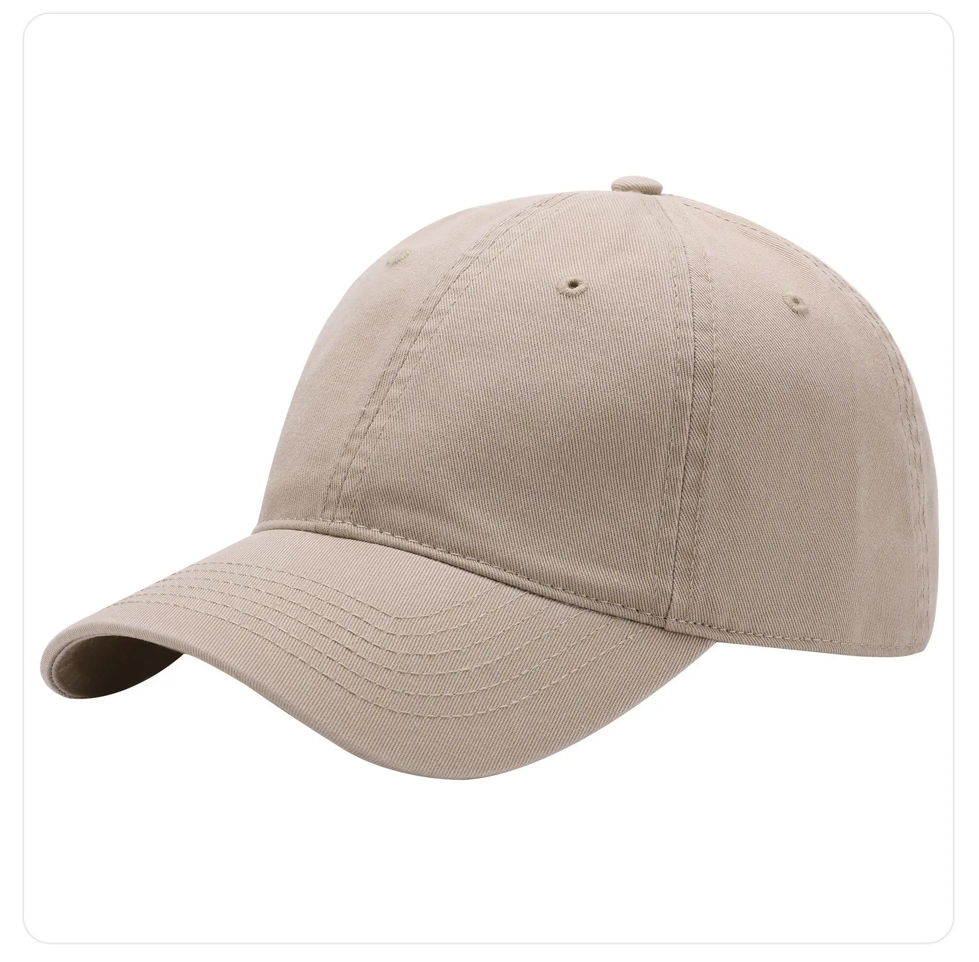Light Blue Baseball Cap Cotton Solid Plate — feature 27