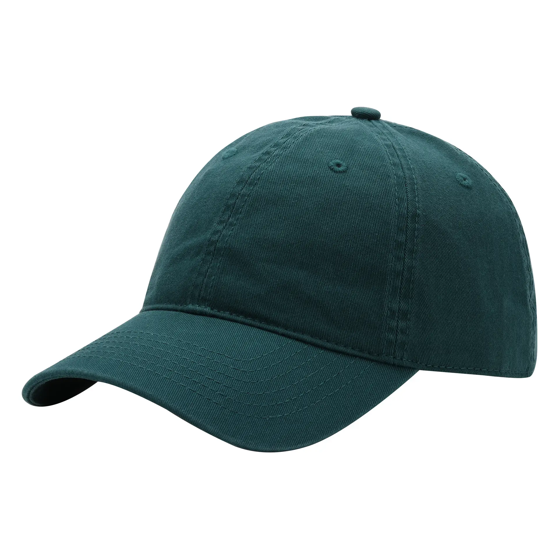 Light Blue Baseball Cap Cotton Solid Plate - Image 13