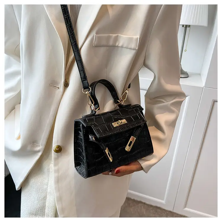 White Croc Leather Shoulder Bag for Women 2024 — feature 10