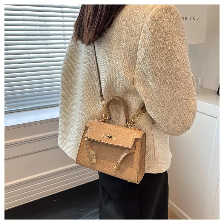 White Croc Leather Shoulder Bag for Women 2024 — feature 15