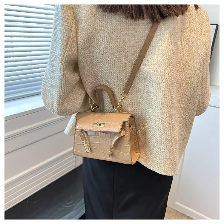 White Croc Leather Shoulder Bag for Women 2024 — feature 16