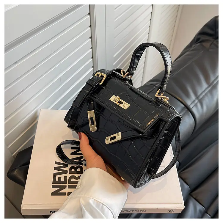 White Croc Leather Shoulder Bag for Women 2024 — feature 23
