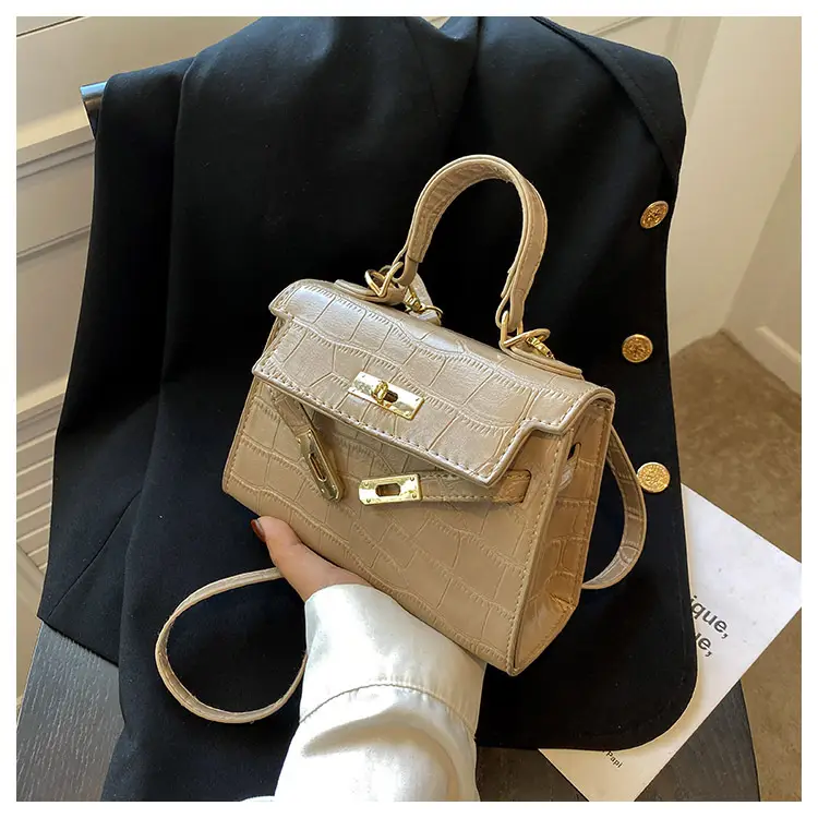White Croc Leather Shoulder Bag for Women 2024 — feature 28