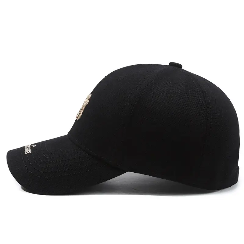 New Embroidered NY Logo Baseball Cap Black - Image 5
