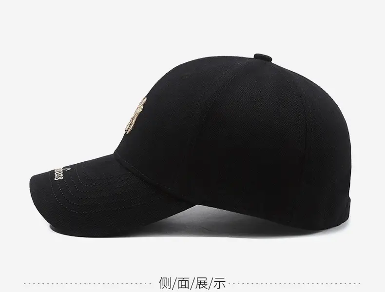 New Embroidered NY Logo Baseball Cap Black — feature 10