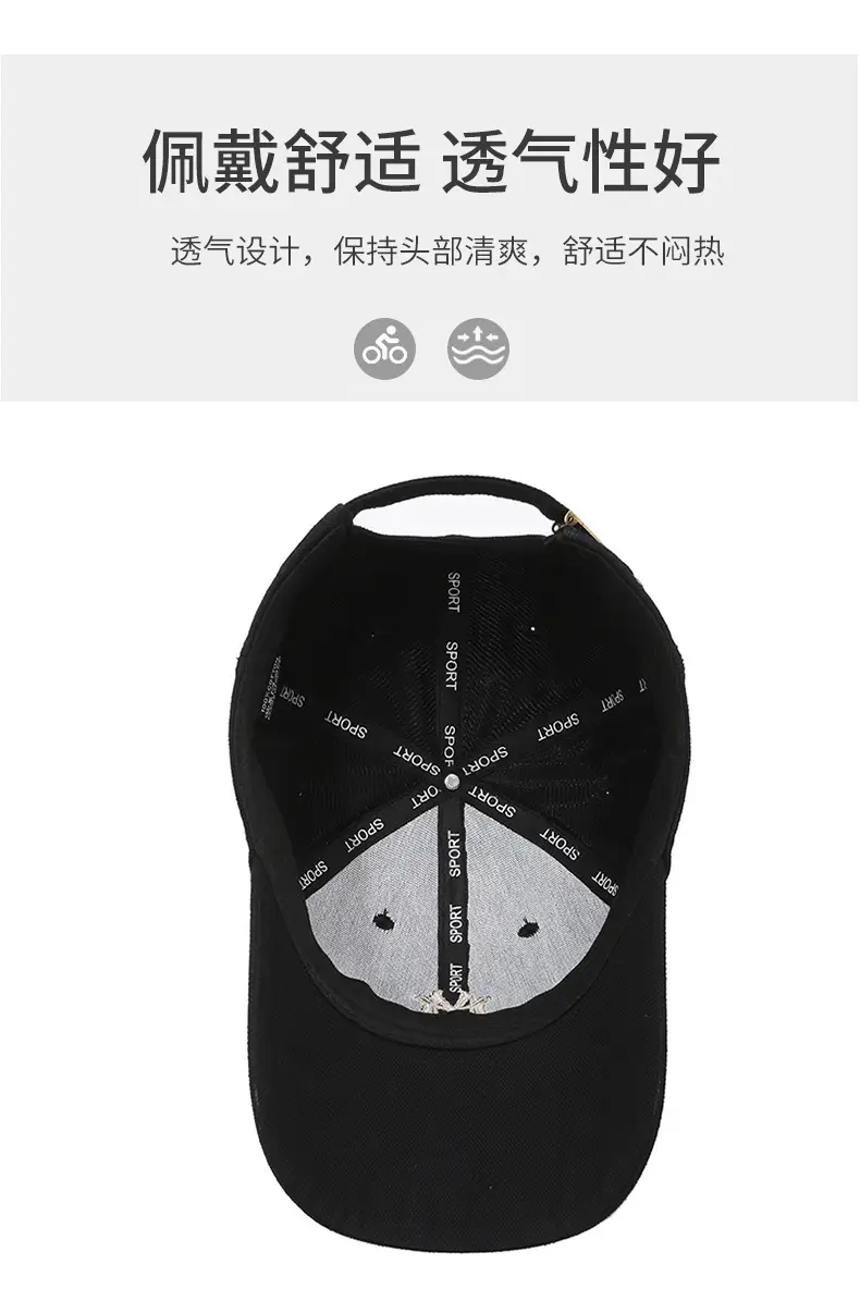 New Embroidered NY Logo Baseball Cap Black — feature 5