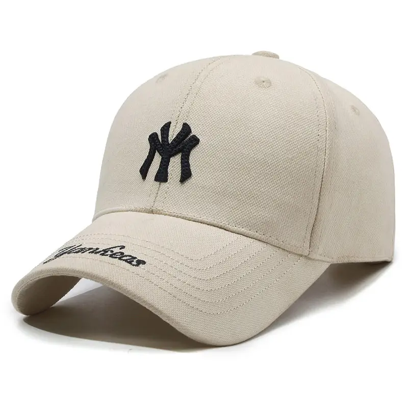 New Embroidered NY Logo Baseball Cap Black - Image 2