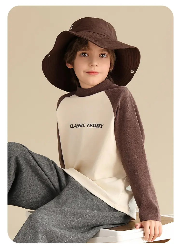 Classic Teddy Boys Long Sleeve T-Shirt Winter Warm Base Cotton Top â feature 13