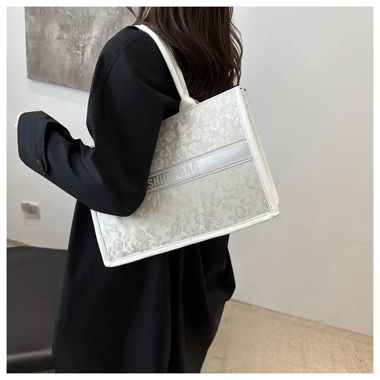Women Silk Bow Tote Bag Large Capacity 2024 — feature 13